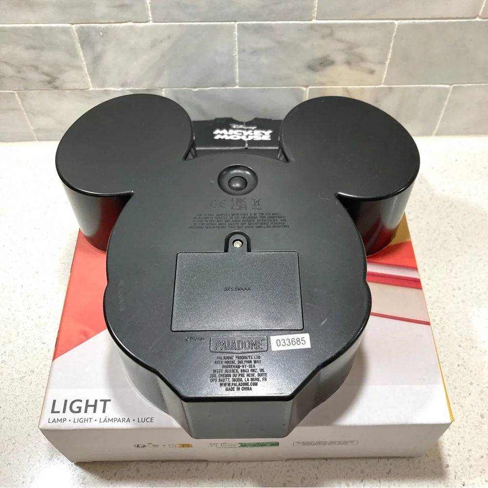 Paladone Mickey Mouse Night Light Licensed Disney Bedroom Decor Desk Box Light